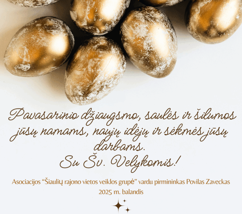 Gražių artėjančių Šv. Velykų!