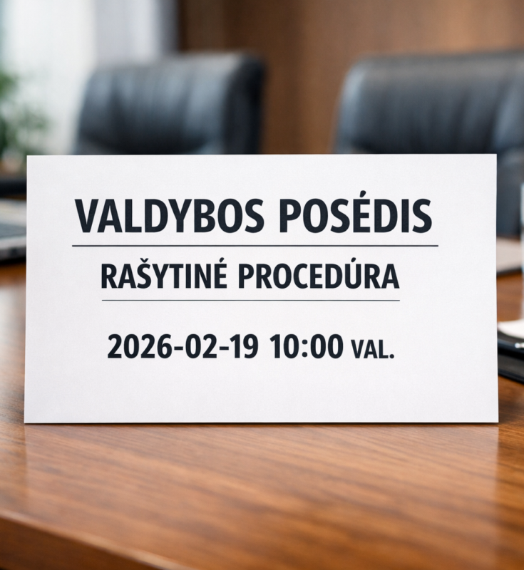 Asociacijos „Šiaulių rajono vietos veiklos grupė” valdybos posėdis
