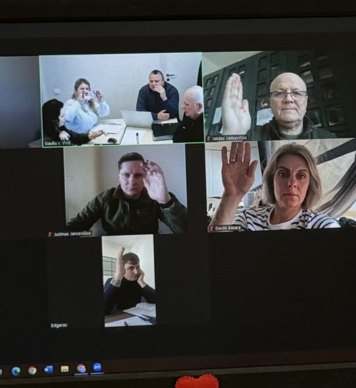 Asociacijos „Šiaulių rajono vietos veiklos grupė” valdybos posėdis