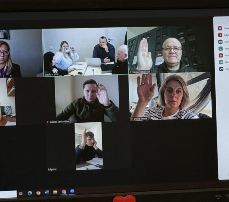 Asociacijos „Šiaulių rajono vietos veiklos grupė” valdybos posėdis